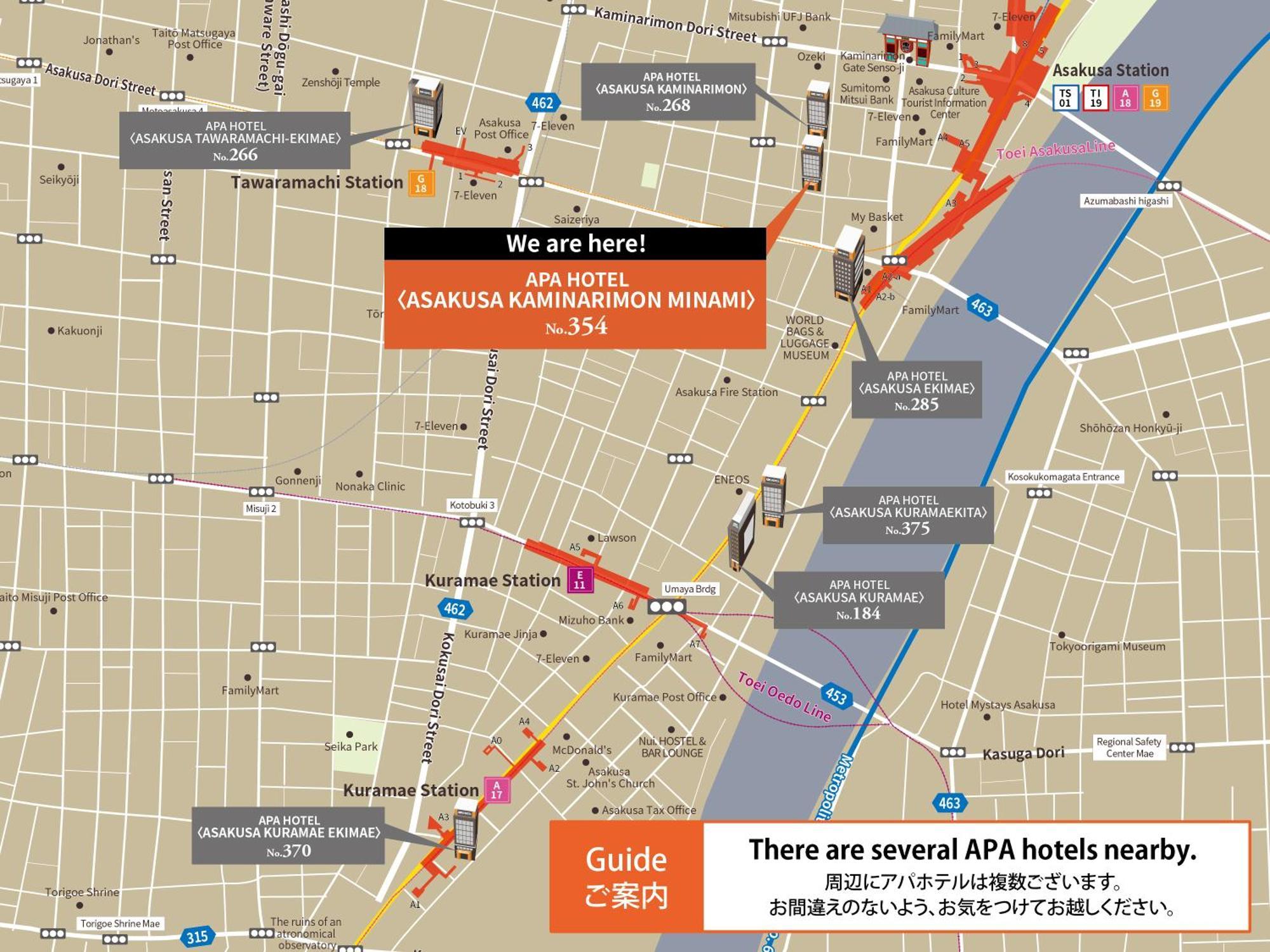 Apa Hotel Asakusa Kaminarimon Minami Tokió Kültér fotó